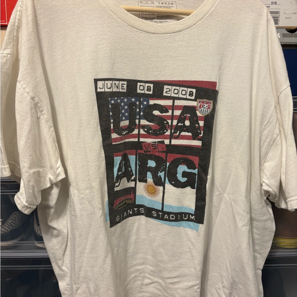 Vintage 2008 USA vs ARG Graphic T-Shirt